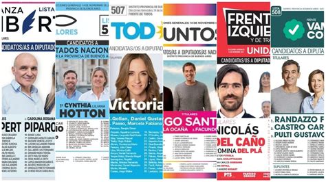 Boletas Y Candidatos De Provincia De Buenos Aires En Las Elecciones