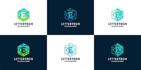 Colecciones Modernas Del Vector Del Logotipo De La Tecnolog A De La