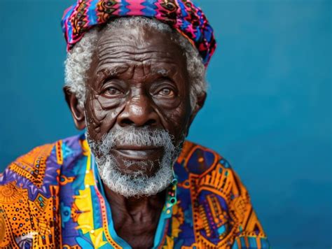 premium photo portrait    elderly men