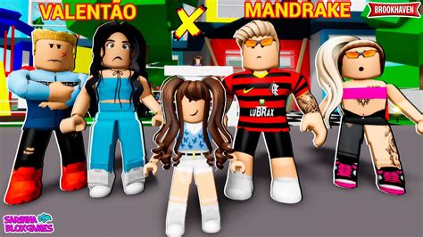 FAMÍLIA DOS VALENTÕES vs FAMÍLIA MANDRAKE BROOKHAVEN RP Roblox