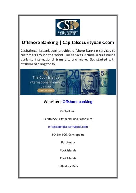 Ppt Offshore Banking Powerpoint Presentation