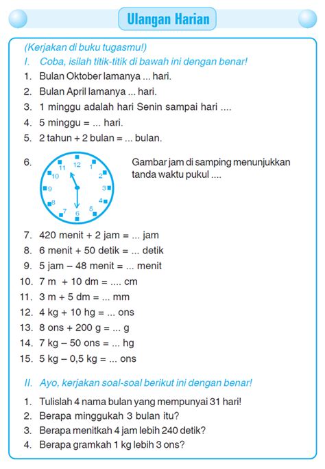 Soal Matematika Kelas 3 Tema 2 Homecare24