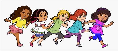 Friend Png Picture - School Friends Photo In Cartoon, Transparent Png ...