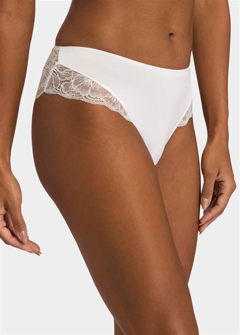 Hanro High Cut Scalloped Lace Brief Bergdorf Goodman