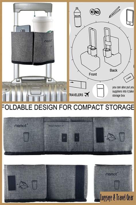 Riemot Luggage Travel Cup Holder Free Hand Drink Caddy Hold Two