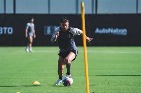 Lionel Messi Entrena Con El Inter Miami Por Primera Vez