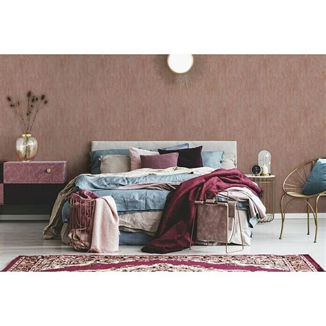 As Creation Trendwall Vliestapete Rostoptik Rost Rosa Metalloptik