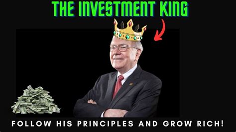 How Warren Buffet Invests 8 Principles That Have Made Him The Best