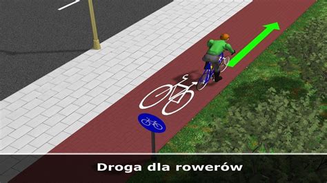 Droga dla rowerów definicja Testy i wykłady na prawo jazdy Pytania