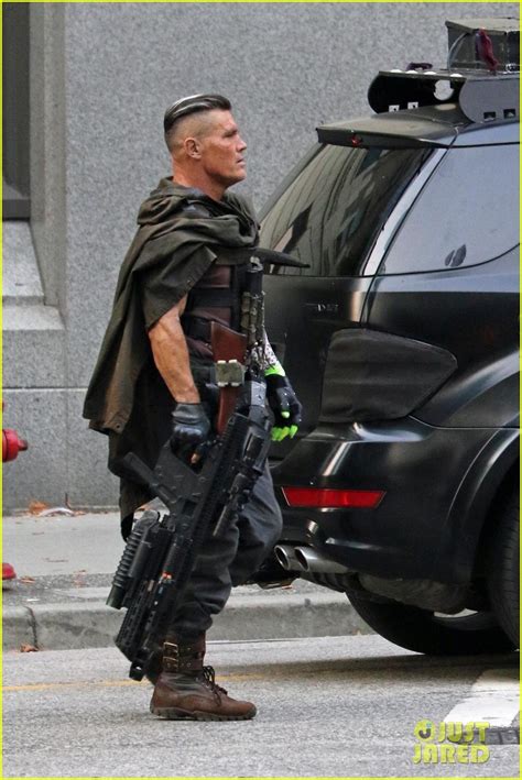 Josh Brolin Spotted in Costume as Cable on 'Deadpool 2' Set!: Photo ...