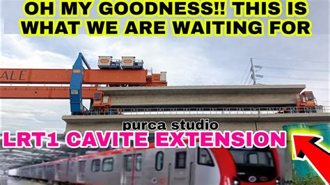 LRT1 CAVITE EXTENSION PITX AREA MULING PAG LATAG NG GIRDER YouTube