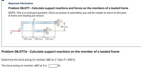 Solved Required Information Problem 06 077 Calculate Chegg