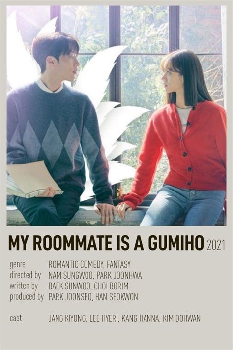 My Roommate Is A Gumiho Minimalist Poster Artofit