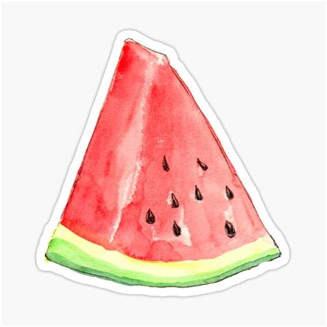 Watermelon Sticker By Baddiedesigns Redbubble