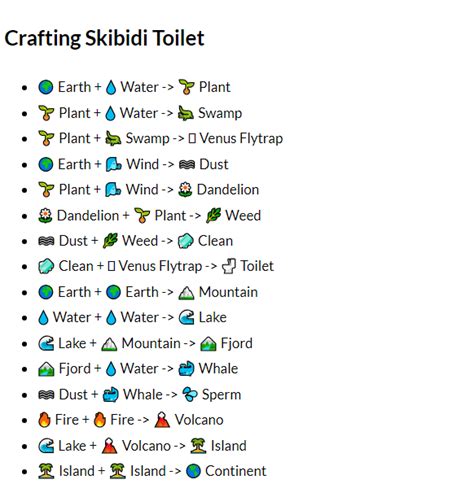 How To Make Skibidi Toilet In Infinite Craft Infinite Craft