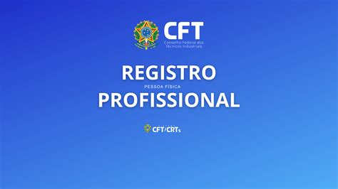 Técnicos industriais devem requerer registro profissional online CFT