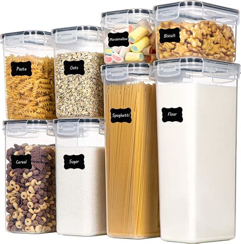 Amazon Tingfeng Airtight Food Storage Containers Bpa Free Plastic