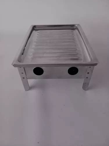 Brasero De Mesa Acero Inox Parrilla Bandeja Asado en venta en Ituzaingó