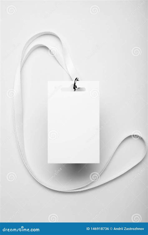 ID Card / Staff Identity Mockup Stock Photo - Image of event, admission ...