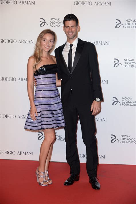 Photo Jelena Et Novak Djokovic Au Gala De Charit De La Fondation