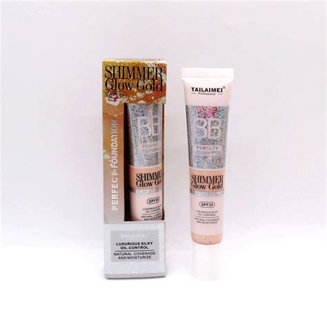 Tlm Private Label Perfection Makeup Full Coverage Shimmer Liquid