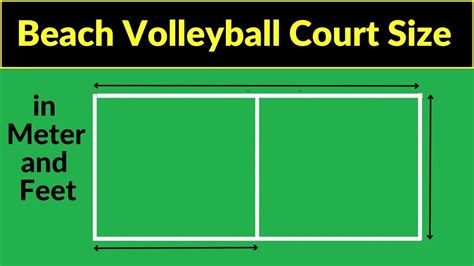 Beach Volleyball Court Measurement Beach Volleyball Court Size Sand