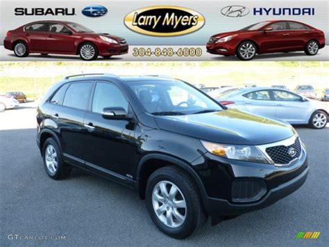 Ebony Black Kia Sorento Lx V Awd Photo Gtcarlot