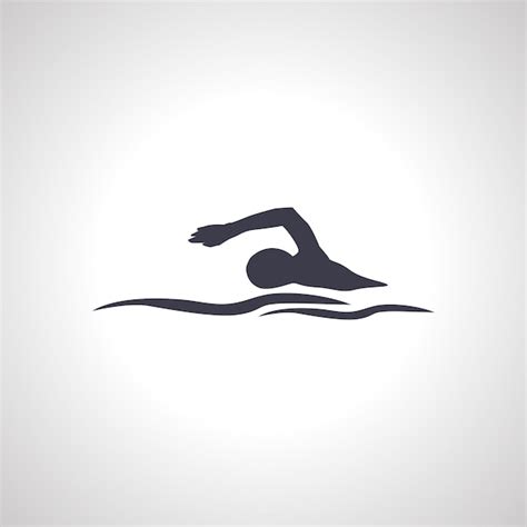 Swimming Silhouette Vector