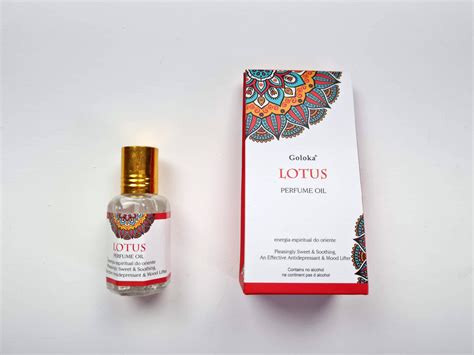 Óleo Perfumado Goloka aroma Lotus 10ml Bazar Indiano