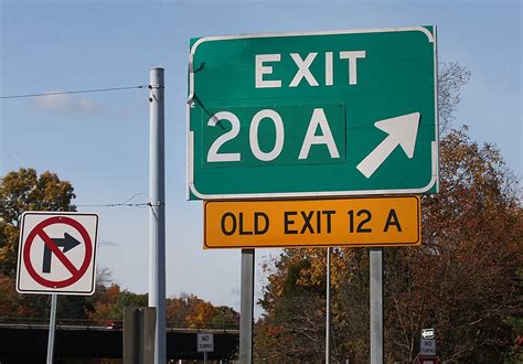 Interstate Highway Exit Signs