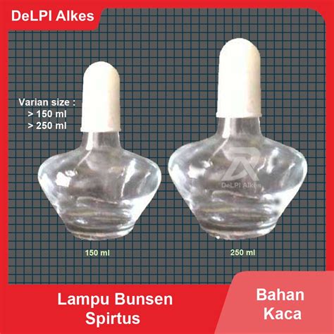 Jual Bunsen Lampu Spirtus Alkohol 150 250 Ml Shopee Indonesia