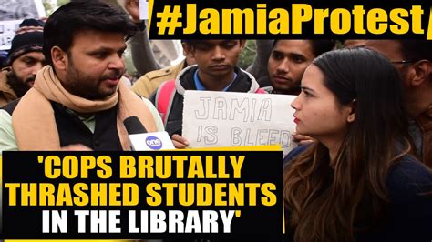 Jamia Protest Students Narrate The Ordeal Of Police Brutality On