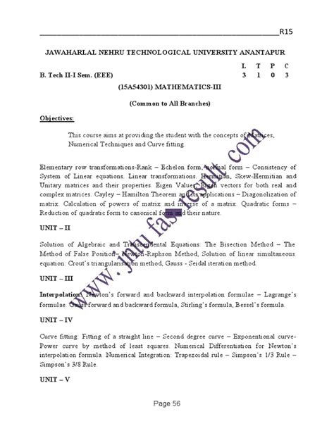 Jntua Btech 2 1 Eee R15 Pdf Bipolar Junction Transistor Transistor