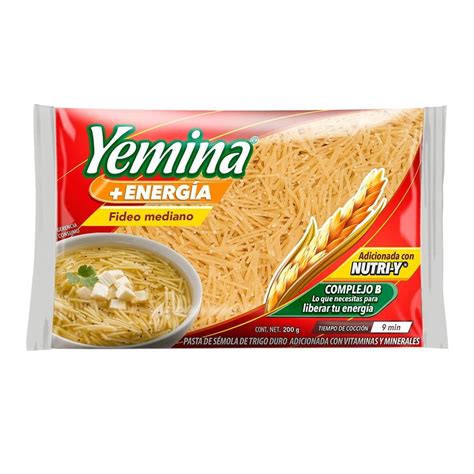 Sopa De Fideo Yemina Energ A G Walmart