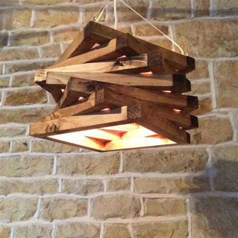 Rustic Wood Light, Rustic Ceiling Light, Wood Light Fixture, Rustic ...