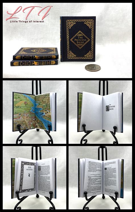 The Princess Bride Readable One Fourth 14 Scale Miniature Book J1pb 1