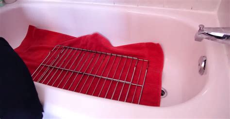 She Drops Her Dirty Oven Racks Into The Bathtub. Why? Genius ...