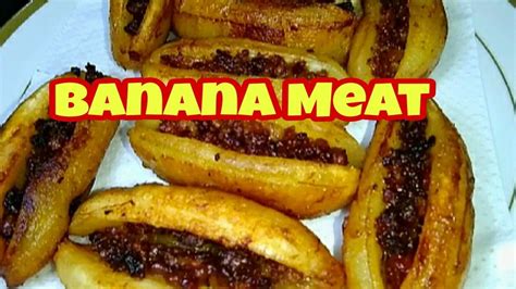 How To Make Banana Meat Delicacies Of Dalaguete Cebu Youtube