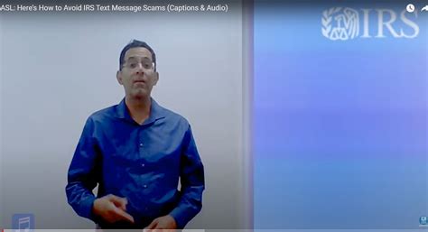 Asl Here S How To Avoid Irs Text Message Scams Captions Audio Us