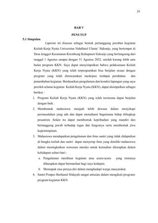 LAPORAN AKHIR KKN UNUSIDA KELOMPOK 24 Pdf