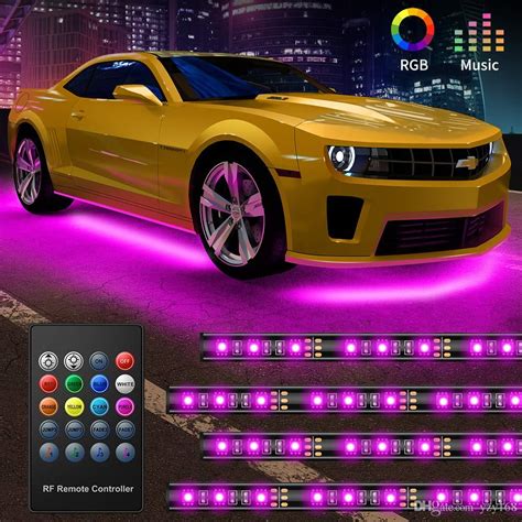 2021 Car Underglow Lights, Led Strip Car Lights, Neon Accent Lights Strip, Sync To Music ...