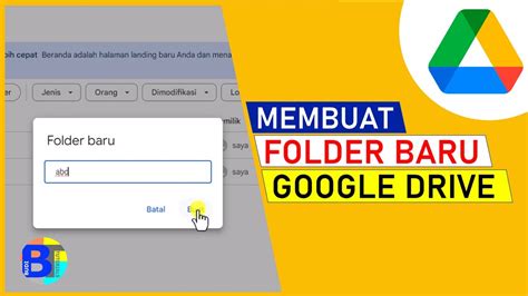 Cara Membuat Folder Baru Di Google Drive Laptop Komputer YouTube