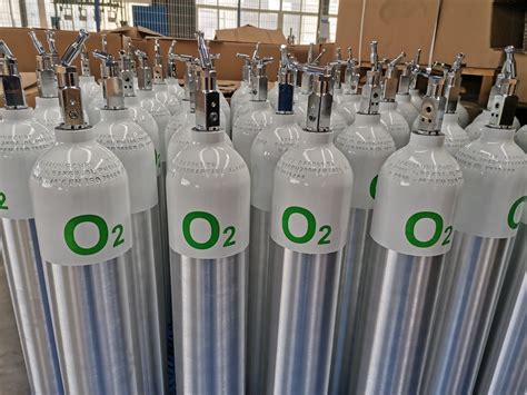 4L Aluminum Cylinder Tped ISO7866 Standard Oxygen Cylinder Aluminum