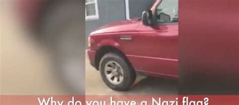 Woman Fights North Carolina Man Over Nazi Flag The Forward