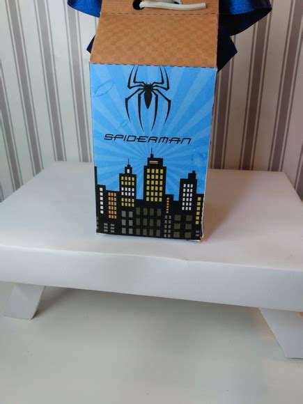 Lembrancinha Personalizada Caixa Milk Homem Aranha Elo