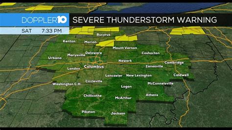 Tracking severe weather for parts of central Ohio - live updates | 10tv.com