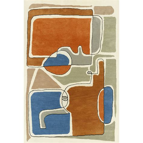 Bleu Des Yeux Area Rug By Toulemonde Bochart 02379 1724 MULT TOU1141052