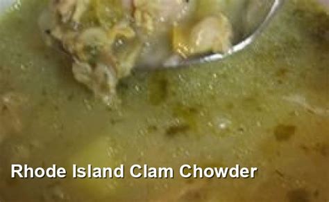 Rhode Island Clam Chowder - American Recipes