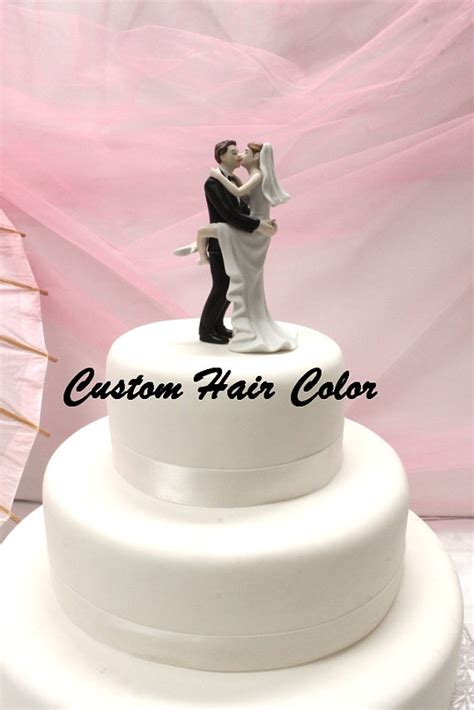 Personalized Wedding Cake Topper Kissing Couple Sexy Pose Weddings Cake Topper Modern