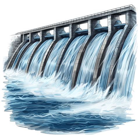 clipart de barrage